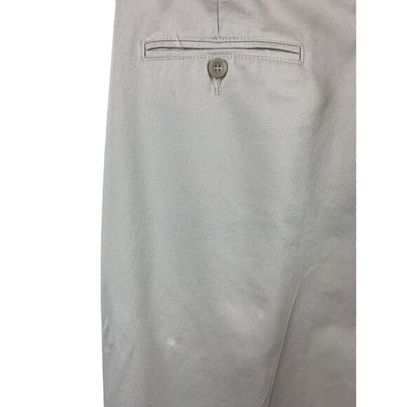 Dockers Mens Pleated Classic Fit Pants W36 L30 100% Cotton Beige - Picture 3 of 6